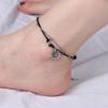 Bohemian Fashion Summer Beach Leather Women Beads Charm  Anklets Foot Chain Sun Pendant