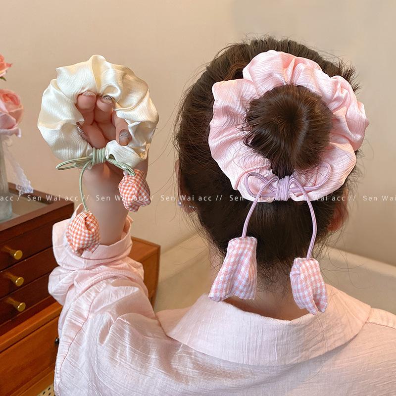 Такой же, как у интернет-знаменитости, цветочный ободок-тюльпан, женская летняя резинка для волос, веревка для волос, резинка для хвоста