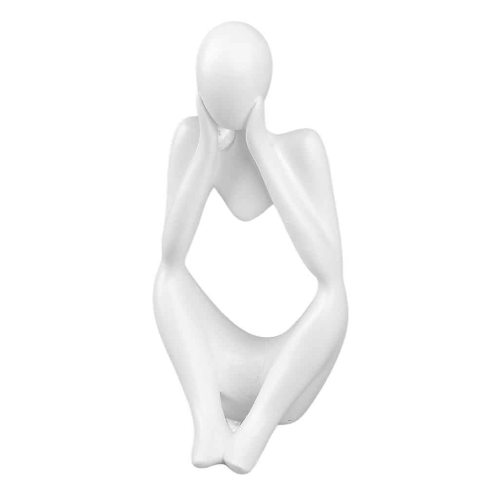 Статуя мыслителя из смолы, абстрактная фигурка мыслителя, украшение в стиле мыслителя для гостиной, офиса, книги