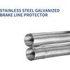 Brake Line Protector 3/16 Inch - 16 Ft Stainless Steel Premium Galvanized Guard Spring - Anti-Corrosion Gravel Shield For Truck, SUV, Off-Road