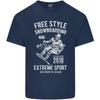 Freestyling Snowboarding Snowboard Unisexs Light Cotton TShirt