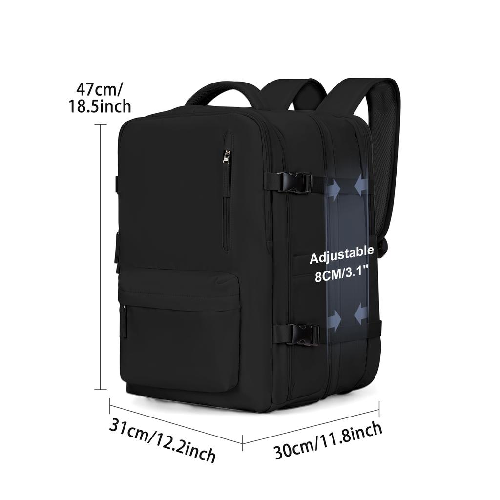 Расширяемый дорожный рюкзак для женщин и мужчин, рюкзак для ручной клади, рюкзак для ноутбука, рюкзак для ручной клади, дорожная сумка на выходные для женщин
