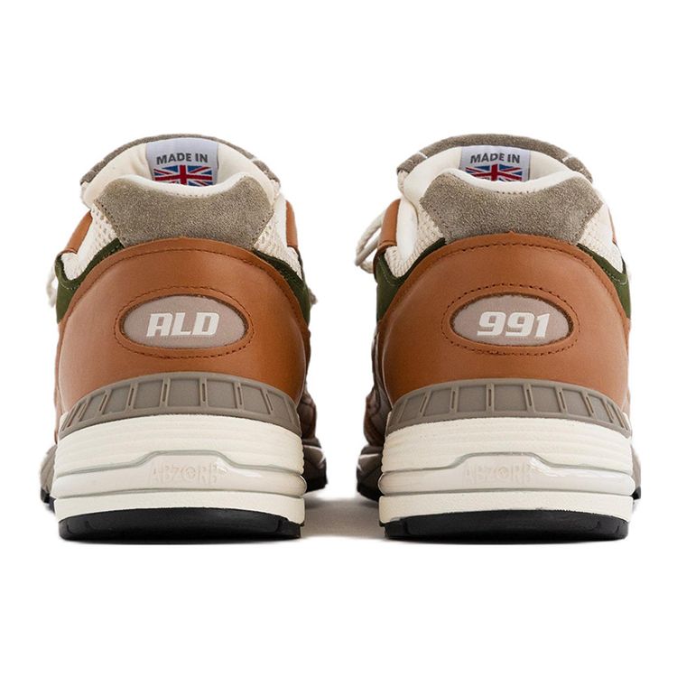 Aimé Leon Dore x New Balance 991 Сделано в Англии Коричневые мужские кроссовки M991LIO