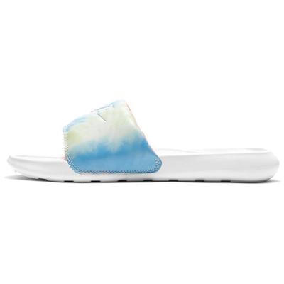 Victori One Женские кроссовки Slide Tie-Dye с принтом Белый Ярко-Манго Сапфир CN9676-101