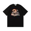 Unisex Oversized Cotton T-Shirt With Creative Graphic Print Streetwear Casual Tee Men Women