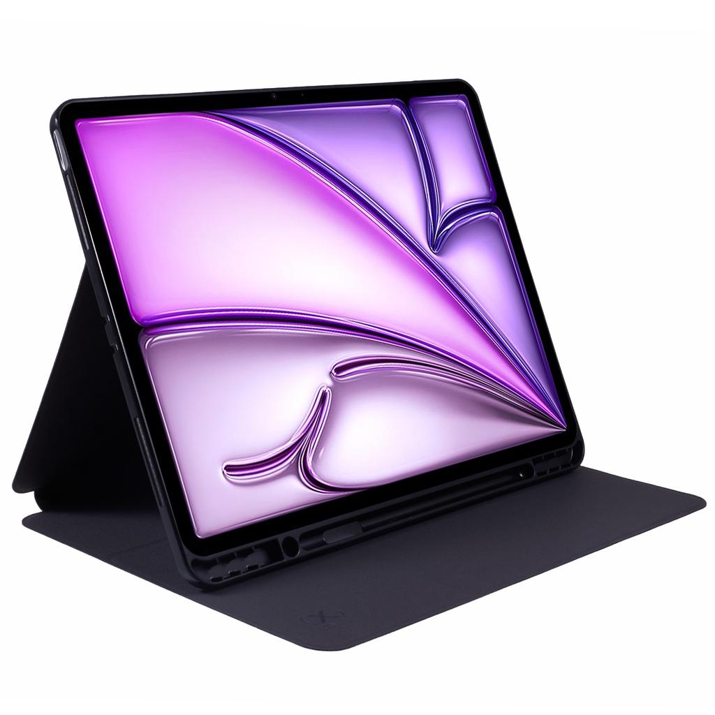 X-LEVEL для iPad Air 13 (2025)/(2024) Умный чехол-подставка Кожаный чехол для планшета с держателем для карандаша, Автоматическое включение/выключение