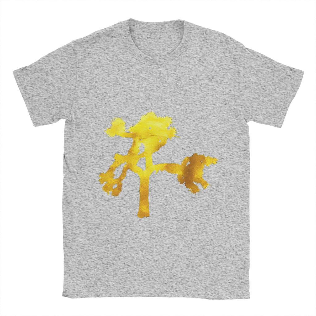 Awesome U2 Joshua Tree Gold TShirts for Men O Neck 100 Cotton T Shirt Short Sleeve Tee Shirt Gift Idea Clothing