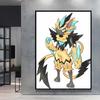 Canvas HD Prints Pokemon Blaziken Cartoon Character Images Modern Living Room Home Decor Aesthetic Poster Classic Children Gifts