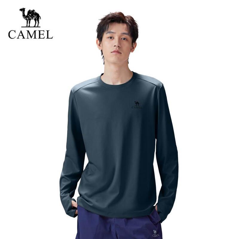 Camel Мужская футболка для хайкинга с длинным рукавом