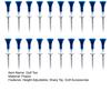20Pcs Golf Tee Height Adjustable Sharp Tip Plastic Golf Holder Golf Training Aid Driving Range Indoor Outdoor Golf Spike Set