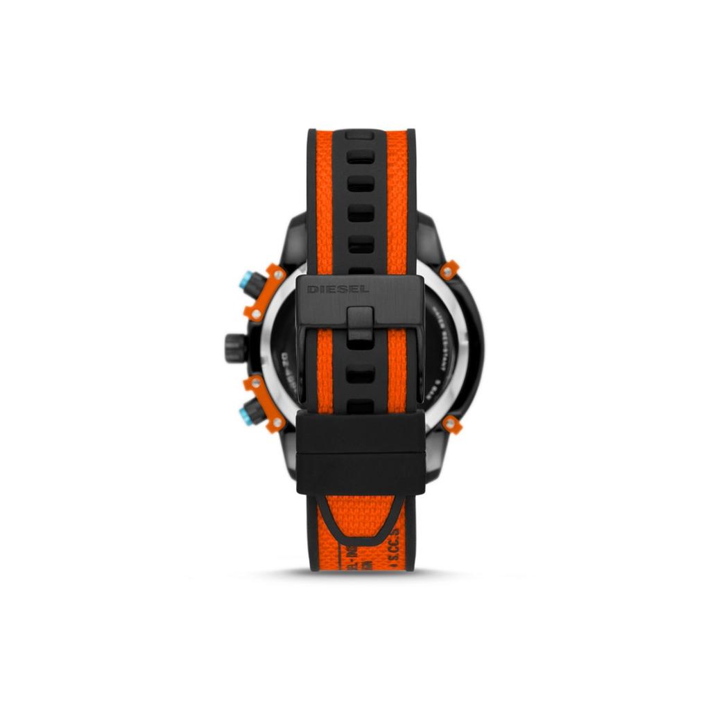 Diesel Owl Series Quartz Watch Nylon Strap 48Mm Black Dial Fashion Trend Three Eyes + Calendar Personality Unisex watches DZ4562