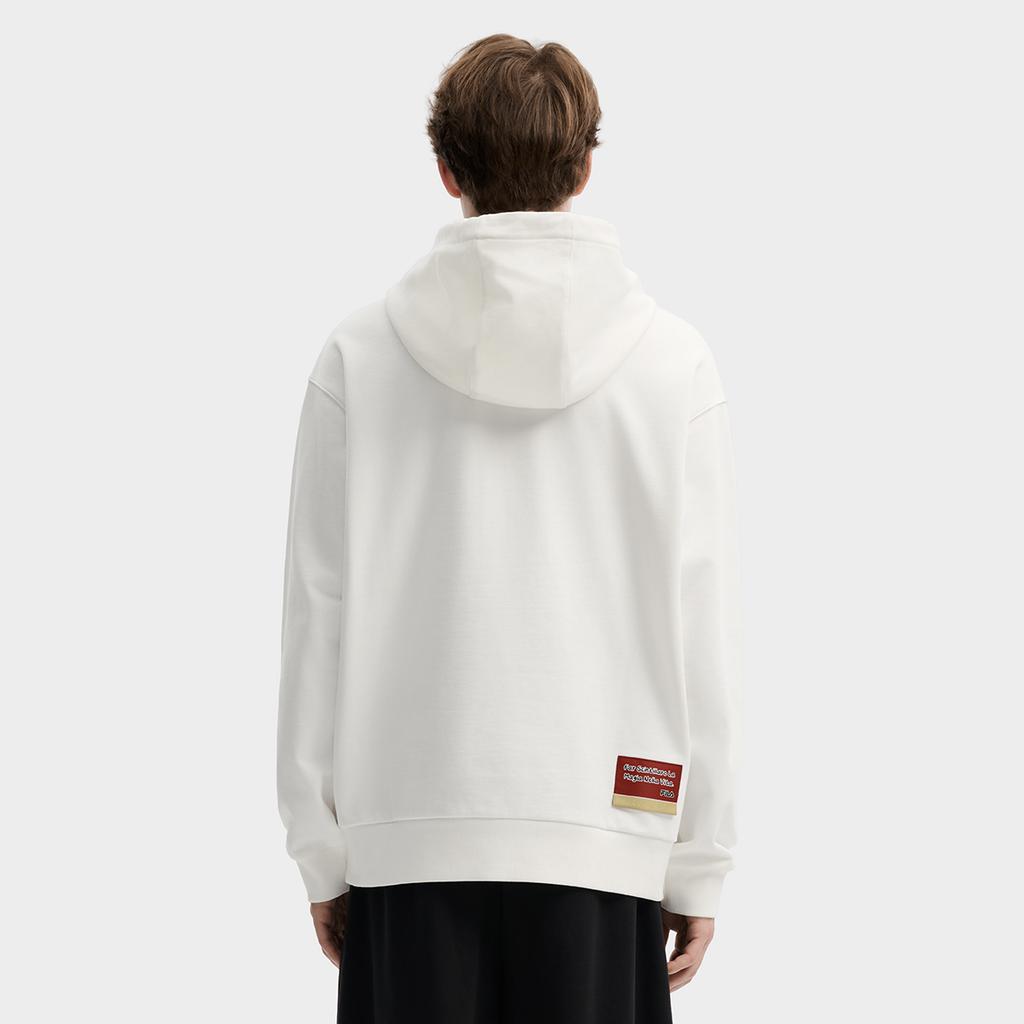 Fila CNY Модный Персонализированный Трендовый Минималистичный Классический Вышитый Логотип Паттерн Ретро Спортивный Повседневный Универсальный Удобный Худи F11U619203FWT