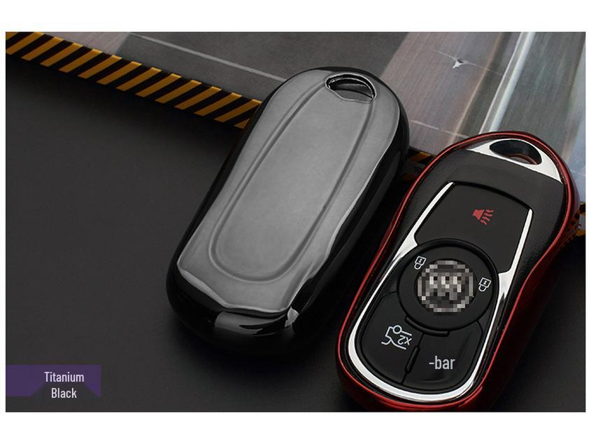 Чехол для ключа Buick: Подходит для LaCrosse, Envision, Verano - Чехол для пульта из ТПУ с пряжкой