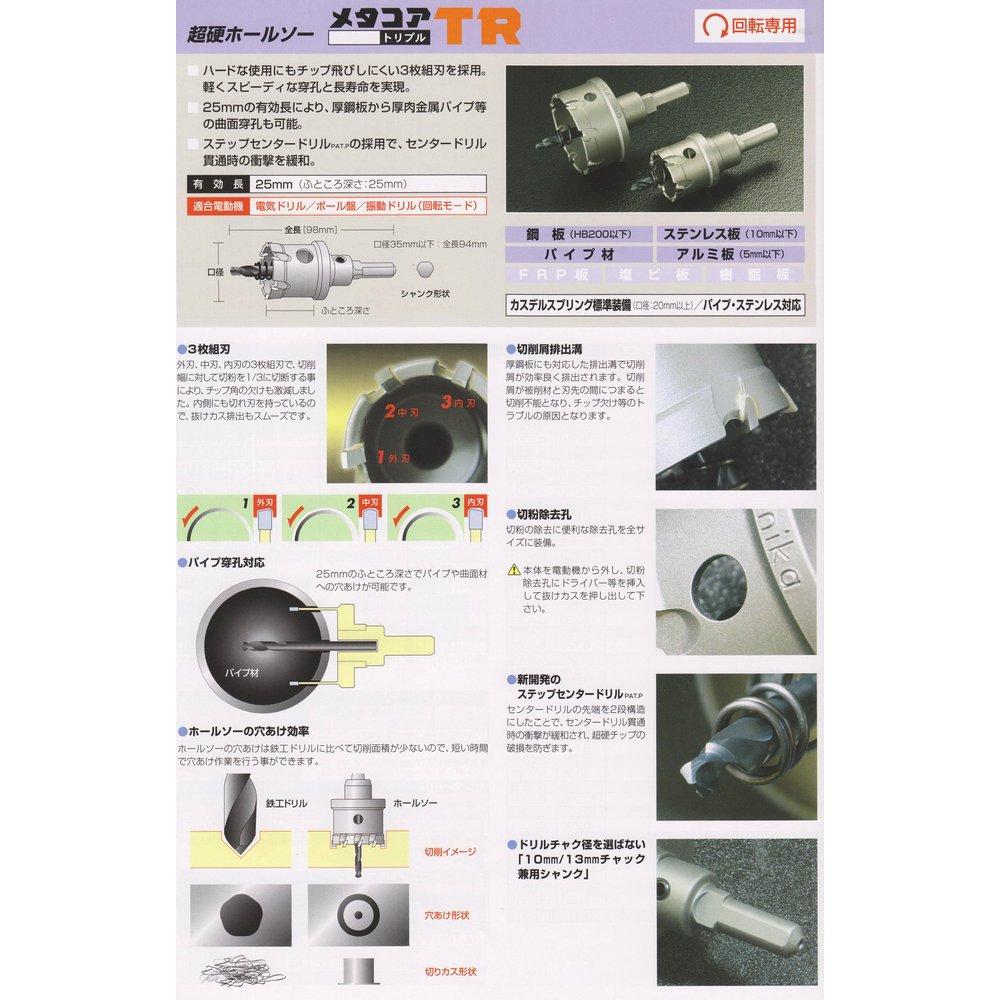 Кольцевая пила по металлу Unika Carbide Metacore Triple типа MCTR (уника) MCTR-25