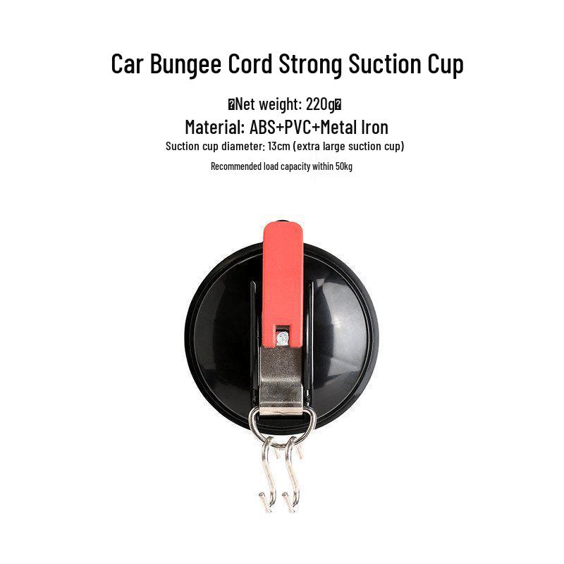 Suction Cup Hook for Wall, Glass, and Car Roof Tent Storage