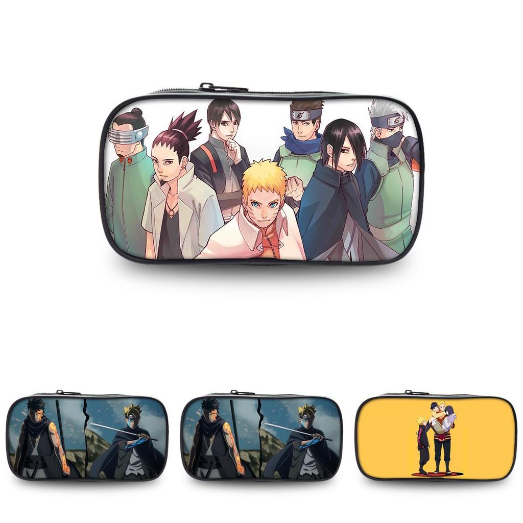 Пенал Naruto Boruto, большая вместимость, водонепроницаемый, нейлоновый органайзер для студентов