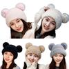 Wool Style Children's Hats Plush Warm Hat Fashionable Knitting Hat  Unisex