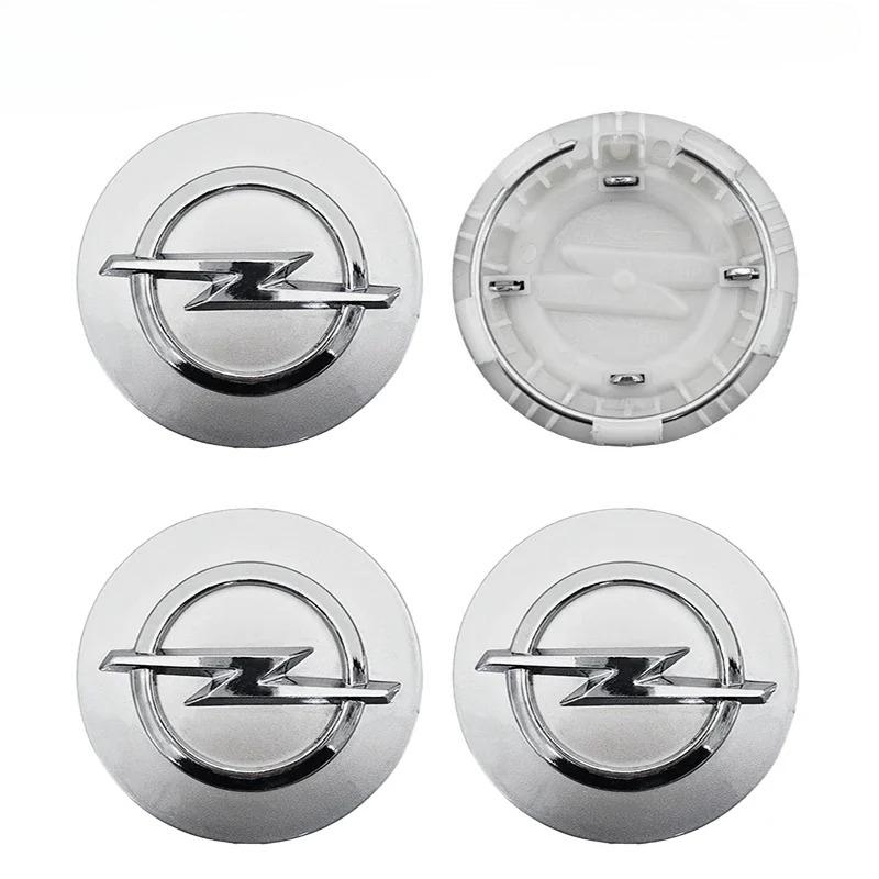 4pc 54/58/64mm Car wheel hub cover, wheel center hub cover badge For Opel Astra H G J Insignia Mokka Zafira Corsa Vectra C D