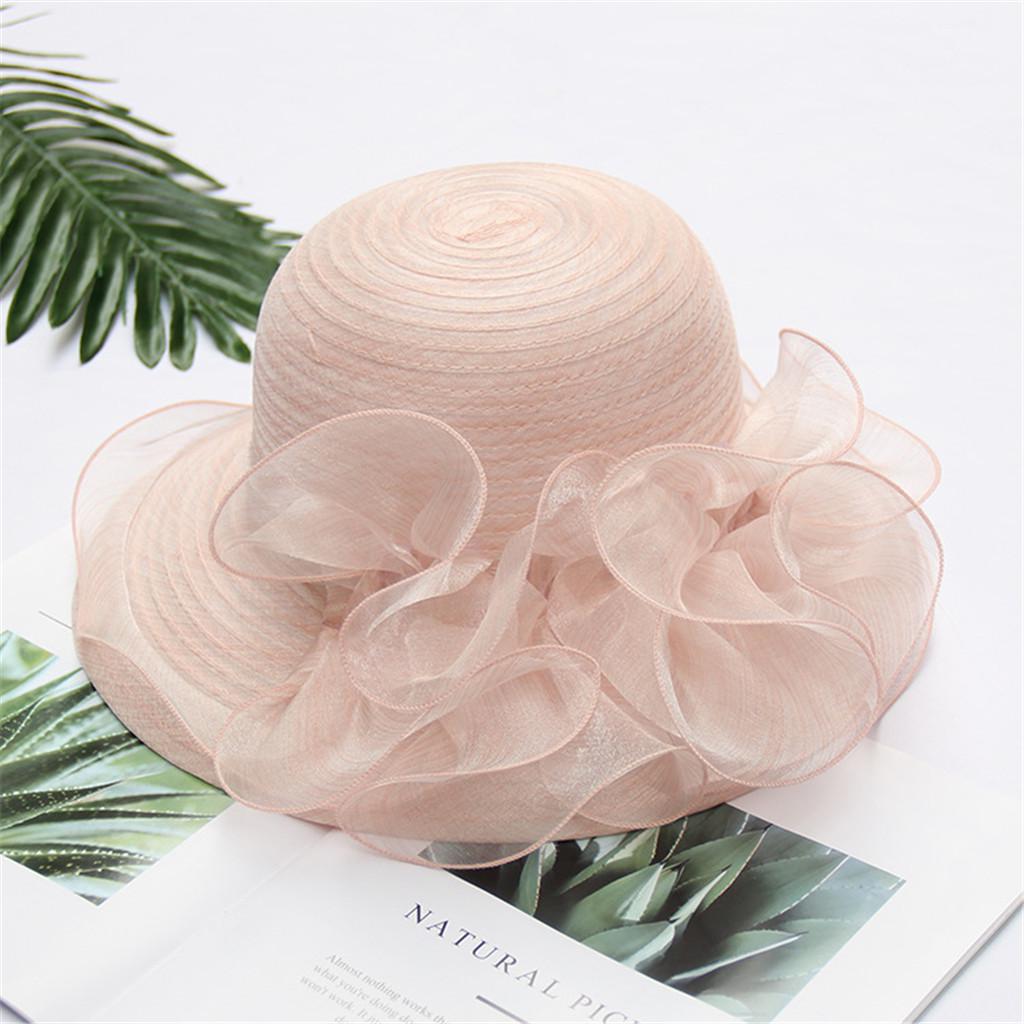 (Projector)Women's Organza Church Fascinator Bridal Tea Party Wedding Hat