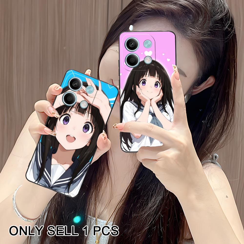 Hyouka Chitanda Матовый ТПУ Чехол для Мобильного Телефона для POCO F8 F7 F6 F5 F4 F3 F2 Pro GT C75 C71 C65 C61 C40 Pro Ultra Цветной Чехол