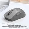 Bluetooth-Compatible Mouse BT 5.0/4.0 + 2.4Ghz Rechargeable Ergonomic Computer Mouse Optical Mice for PC Laptop Notebook Desktop