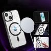 Гальванизированный Акриловый Магнитный Чехол для iPhone 14 Pro Max/15 - Защитная Крышка 2-в-1