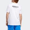Adidas Оригинальная повседневная футболка с коротким рукавом и буквенным принтом трилистника, мужские топы, белые HM9369