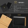 2024 Newest Business Card Holder for Cordovan Cowhide Large Magnetically Closes Contains 70 Business Includes Cosmetic Genuine Leather Business Card