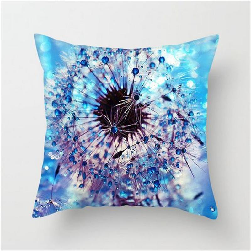 Красочный цветок наволочка Подсолнух Роза Одуванчик декоративный чехол подушки украшения наволочка для автомобиля дома