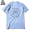 COOLMIND 100% Cotton Moon Print Men T Shirt Casual Summer Short Sleeve Men Tshirt Loose t-shirt Male Tee Shirts Mo0154