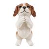 Ubia Begging Cavalier X X 22 Cm Doll Figure Ornament Animal Garden Decoration Realistic Cute Dog H17108 14.5 11.5