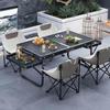 Aluminum Alloy Iron Mesh Folding Camping Table