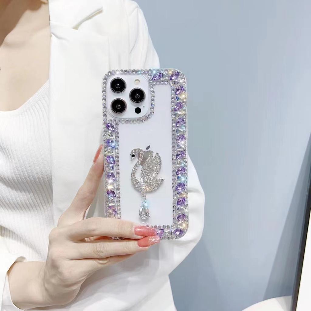 Роскошный блестящий чехол со стразами для Samsung Galaxy S24 S23 S22 S21 S20 Ultra S23 FE A55 A35 A25 A05 A53 A54 A52 A13 A14 A15 с бриллиантами