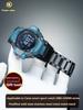 Для умных спортивных часов Casio 3515 Серия GBD-H2000 Модифицированный стальной ремешок Нержавеющая сталь Мужская металлическая цепочка для часов Черный