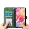 DIERFENG DF-03 For Samsung Galaxy A17 5G Case Lines Imprint Wallet Leather Phone Cover with Wrist Strap