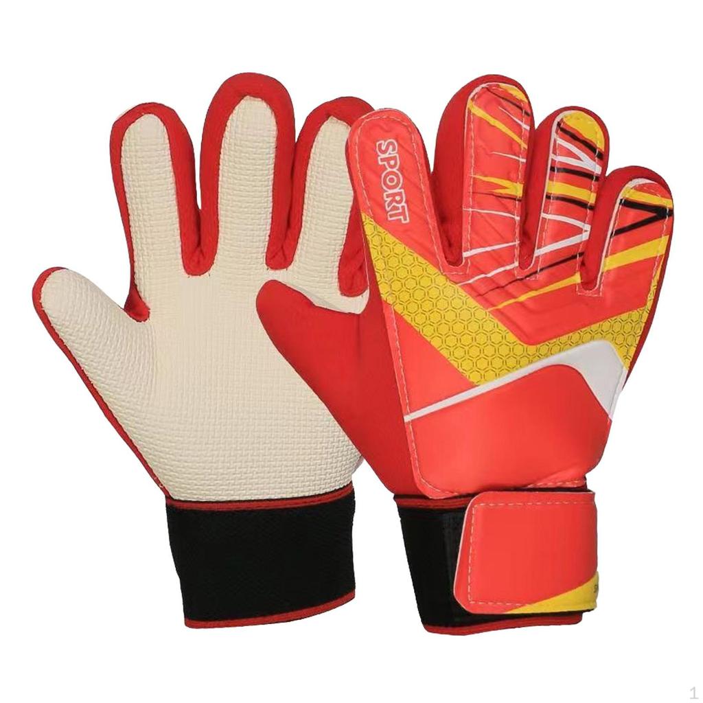 Adult Football Goalkeeper Gloves for Beginner Sports Supplies Gift Anti Slip Durable Finger