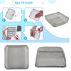 Silver Flying Insect Screen RV Motorhome Accessories Cover RV Water Heater Vent Cover 4.5 X 4.5 Inch