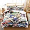 3D аниме Fairy Tail комплект постельного белья кровать из трех предметов пододеяльник односпальная двуспальная кровать пододеяльник размера Queen размер комплект для взрослых мальчиков спальня