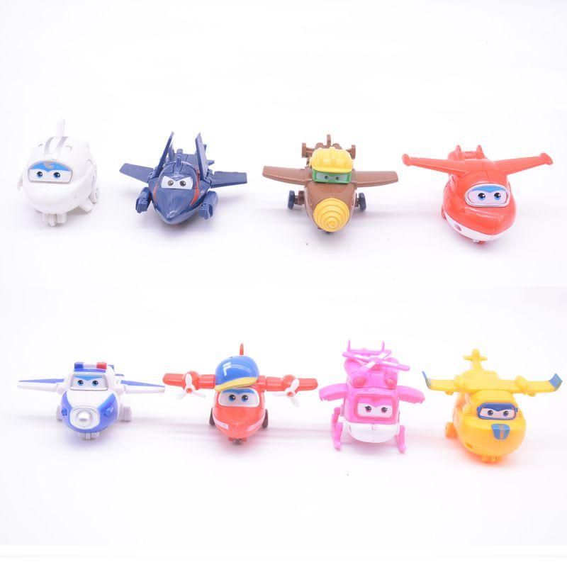 Игрушки Супер Крылья Мини Самолеты Разноцветные Трансформирующиеся Самолеты Роботы Подарки Для Детей**