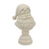 1/2Pcs White Santa Claus Head Statue Resin Figurine Christmas Tabletop Decoration Tabletop Bookshelf Home Decor Ornament