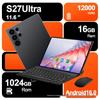 Смарт-планшет Android s27u 2025 года, 10,1-дюймовый HD-дисплей, 16 ГБ + 1 ТБ, Google Play Store, Android 15.