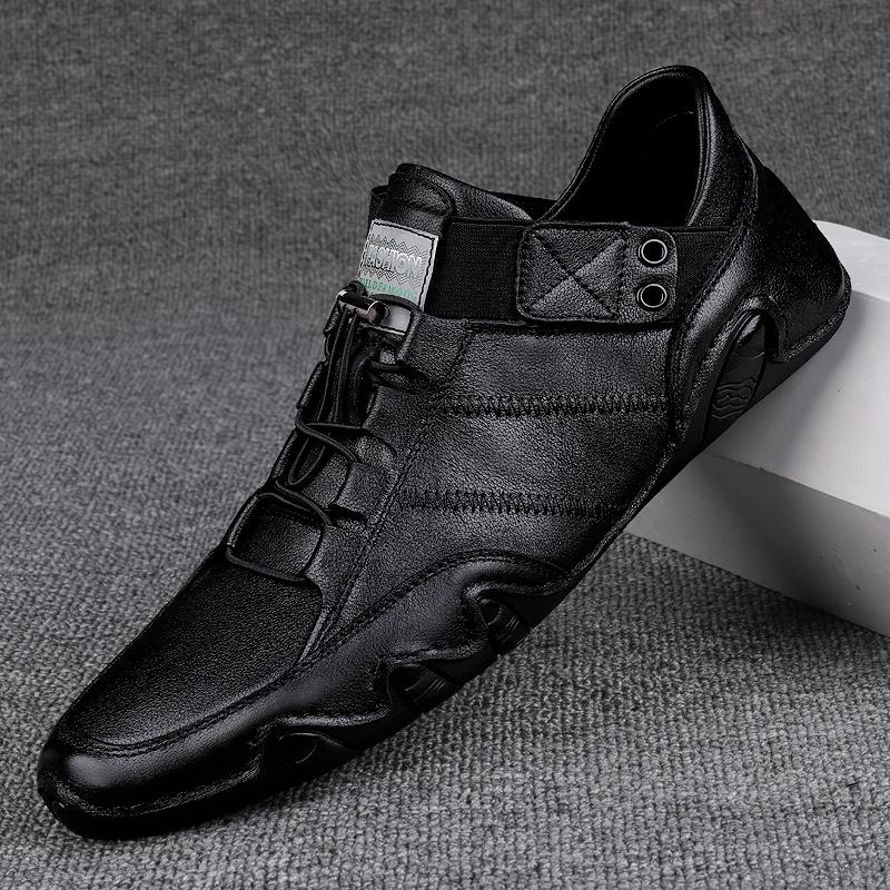 Мода 2024 года, кожаные туфли для мужчин, повседневные мокасины, мокасины, высококачественная обувь для мужчин, легкая обувь для вождения, Zapatillas Hombre для мужчин