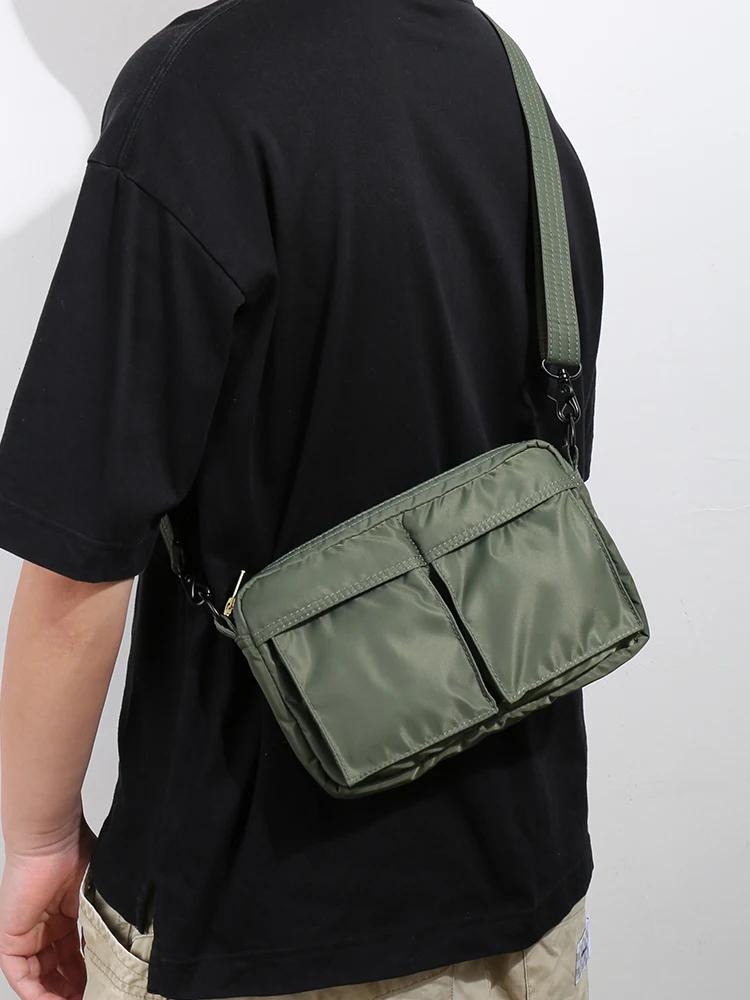 Versatile Mini Crossbody Shoulder Bag for Men And Women Commuting Traveling Street Sle Soft Nylon Leisure Single Strap Bag