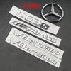3D Хромированные ABS Буквы Логотипа C63S Значок V8 BITURBO Наклейка Звезда на Заднюю Часть Автомобиля Эмблема AMG на Багажник Для Mercedes Benz C63S AMG W205 C205 AO1