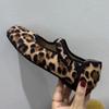 Fashion Leopard Flats Shoes for Women Fashion Suede Shallow Elegant Loafers Shoes Comfortable Soft Autumn Sneaker 2025 New Zapatillas