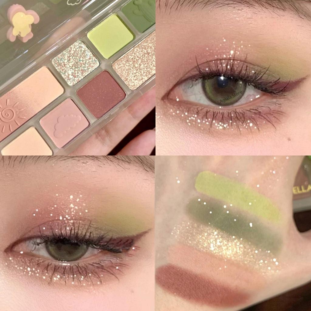 8 цветов палитра теней для век перламутровые матовые розовые фиолетовые синие тени для век блестящие долговечные натуральные тени для век косметика для макияжа глаз