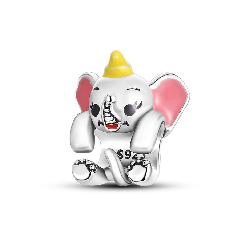 Мода 925 Серебряные Подвесные Бусины Животных Акулы Подходит Оригинальный Браслет DIY Для Ожерелья Кулона Изготовление Для Женщин