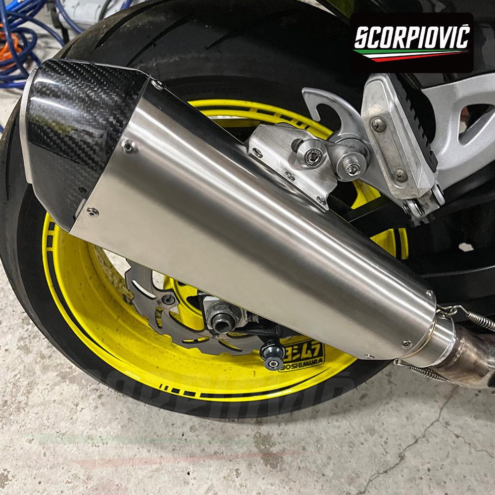 Universal T155 Motorcycle Exhaust Tail for R3, Z650, CBR400, MT09, 703RR, 500F