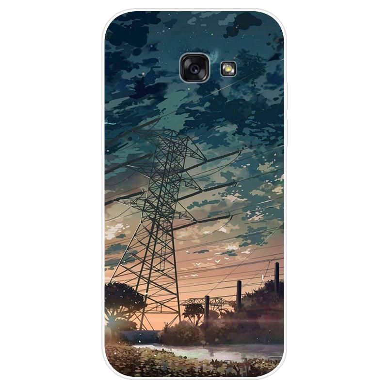 Для Samsung Galaxy A 5 A52017 SM-A520F чехол Мягкая силиконовая задняя крышка модный чехол для телефона с мультяшным рисунком