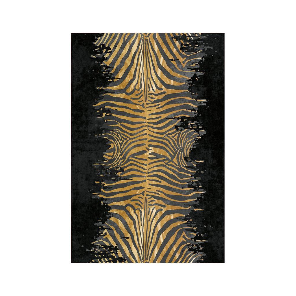 EPeddler Home Modern Zebra Pattern Digital Printing Washable Non-Slip Leather Base New Generation Living Room, Bedroom, Hallway Carpet